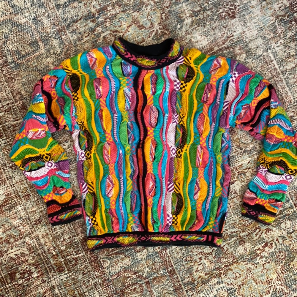 Coogi vintage colorful Australian wool sweater